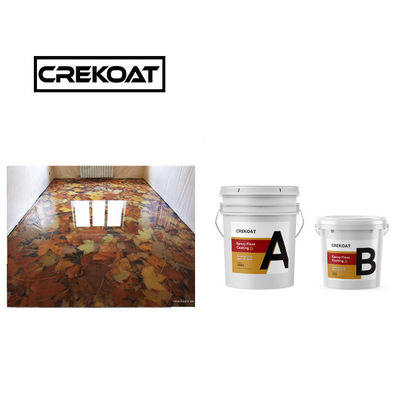 Hygiene Eco Friendly Epoxy Resin Floor Coating Low Odor 3mm Durability