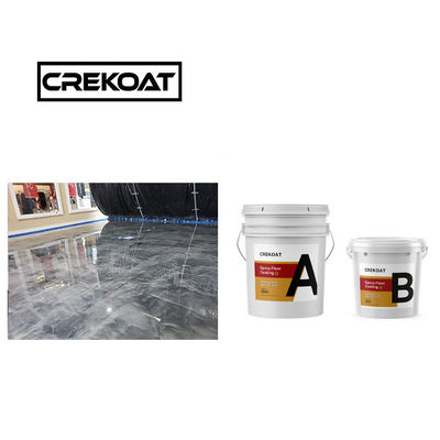 Topcoats Fast Drying Epoxy Resin Floor Coating Paint High Gloss Metallic