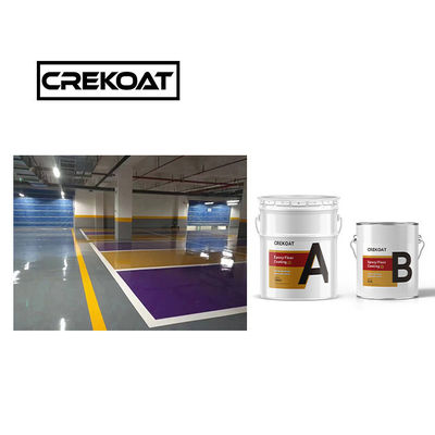 1mm High Gloss Epoxy Floor Coating Ease Durable Floor Paint Solid Colors