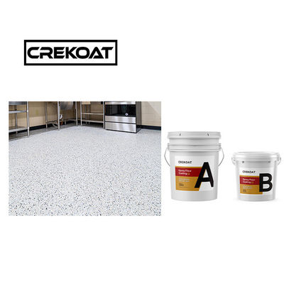 Anti Slip Epoxy Colour Flake Coating Clear Waterproof Epoxy Floor Coating
