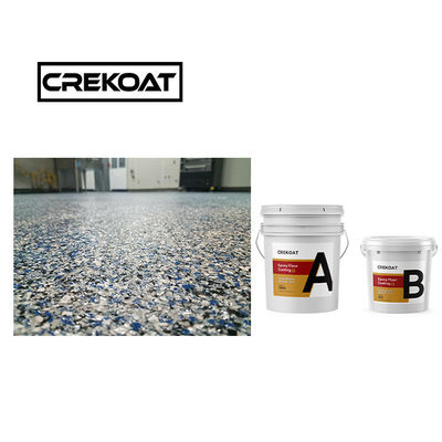 Polyaspartic Decorative Epoxy Floor Paint Seamless Flake Epoxy Coating