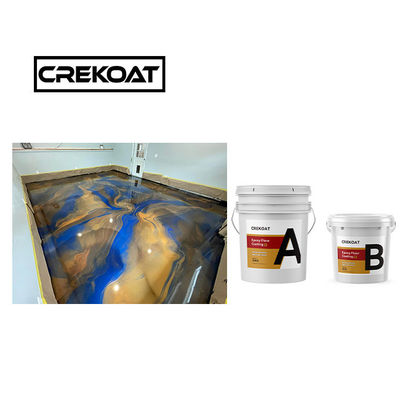 Seamless UV Resistant Clear Coating /  Epoxy Coating 3mm Cleanable