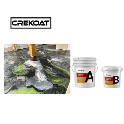 Spray Scratch Resistant Epoxy Coating Odorless High Gloss Resin Coating Hardened