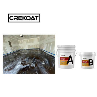 Clear Water Resistant Metallic Epoxy Floor Coating Paint Unparalleled Seamless