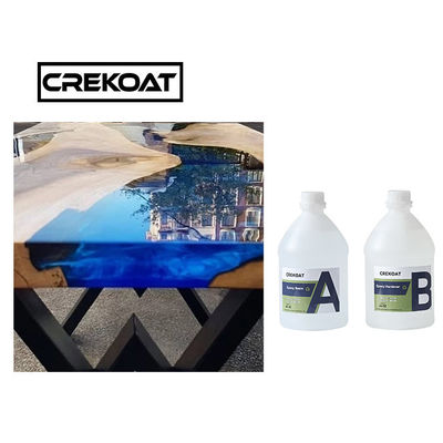 100% Solid Epoxy Resin Deep Pour Casting For Wood Table Art