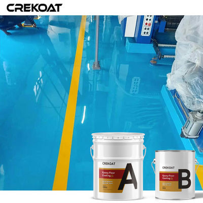 High Gloss Finish Industrial Epoxy Floor Coating Withstand Heavy Traffic