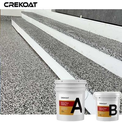Two Component Epoxy Multi Flake Coating Fast Drying High Solid Material