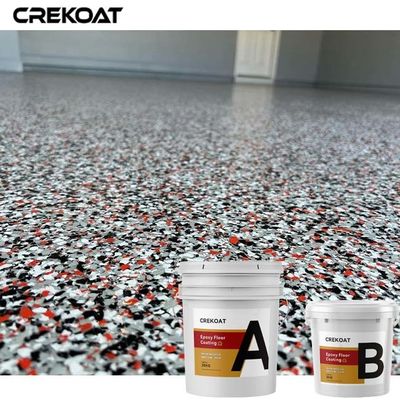 Larger Flakes Epoxy Resin Floor Coating Seamless Chip Non Flammable
