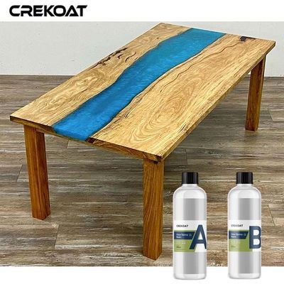 Casting Clear Epoxy Resin Glue For Tabletops Bar Surfaces Wood Finishes