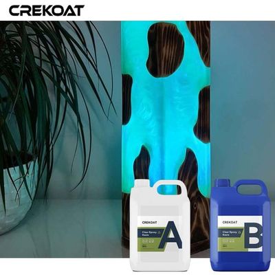 Low Shrinkage Clear Blue Epoxy Resin For Resin Botanical Specimen Embedding