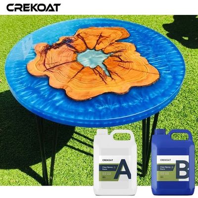 Glossy Transparent Finish Clear Epoxy Resin For Outdoor Ensuring Strength 5L