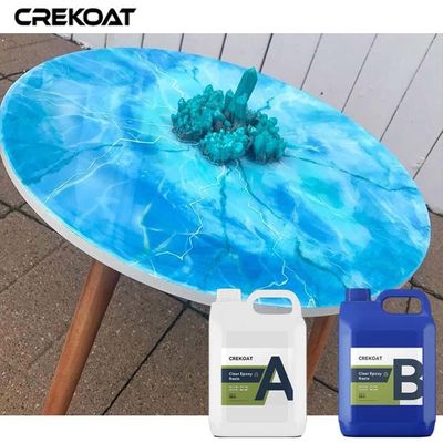 High Transparency Vibrant Colors Liquid Casting Resin For River Tables And Countertops