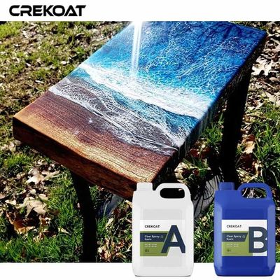 Low Toxicity Clear Epoxy Resin For Countertops Indoor Enhance Art'S Depth