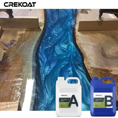 Self - Leveling High Viscosity Deep Pour Epoxy Resin For Casting Wood Stones