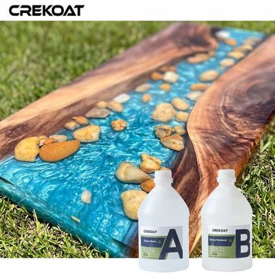 Crystal Clear Epoxy Resin And Hardener To Tabletops And Countertops