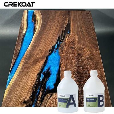 Dos partes de fundición profunda de resina para almohadillas, encimeras, baretas.