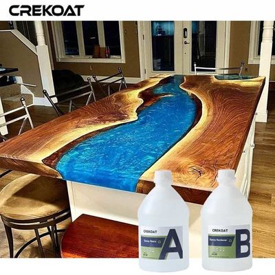 Alto brillo transparente penetrante sellador epoxi espejo-como acabado Premium look