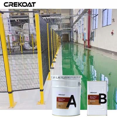 Industrial Strength Epoxy Floor Coating Self-Priming Saving Time During Application