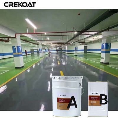 Car Parking Lot Industrial Epoxy Floor Coating Epoxy Mortar Repairs Damaged Concrete