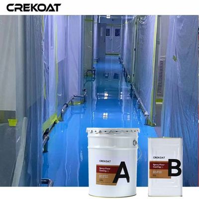 Non-Yellowing Industrial Epoxy Floor Coating Excellent Adhesion To Concrete Substrates