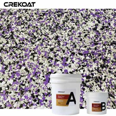 Multi-Layer Epoxy Flake Floor Coating Featuring UV Stability For Indoor And Outdoor