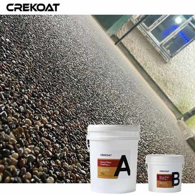 Slip-Resistant Pebble Stone Epoxy Resilient Against Heavy Foot Traffic