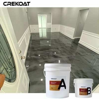 High Reflectivity Silver Metallic Epoxy Mirror-Like Finish Fast Cure Time For Minimal Downtime
