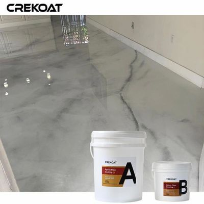 Seamless Smooth Finish Metallic Epoxy Floor Coating Create Unique Marbled Effect