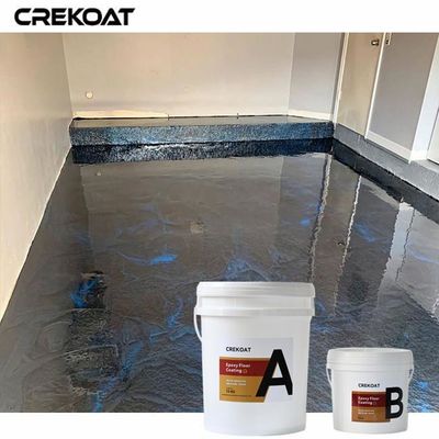 UV Resistant Metallic Epoxy Floor Coating Easy To Clean And Maintain