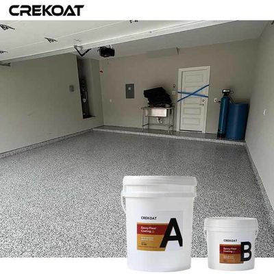 Long-lasting Epoxy Flake Floor Coating Withstand Stains And Heavy Traffic
