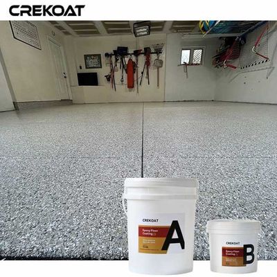 Anti Slip Epoxy Flake Floor Coating Can Be Textured To Provide Better Traction