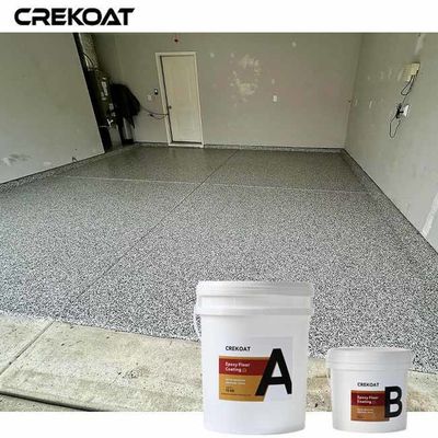 Garage Paint With Flakes Epoxy Resin And Polyaspartic Coatings