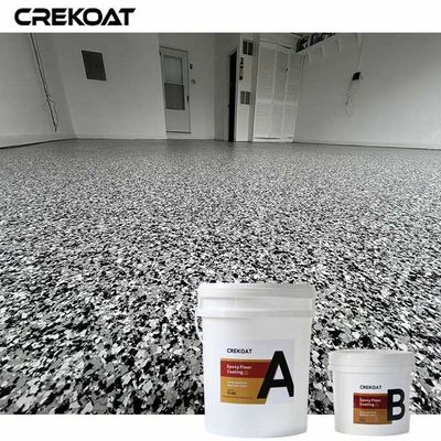 Waterproof Epoxy Flake Floor Coating Prevents Water Penetration And Damage