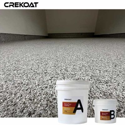 Superior Impact Resistance Decorative Color Chips Floor Coating For Heavy Traffic Areas