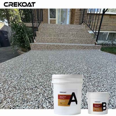 High UV Resistance Polyaspartic Floor Coating Low Odor During Application