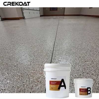 High Moisture Tolerance Flake Concrete Floor Coating For Damp Environments