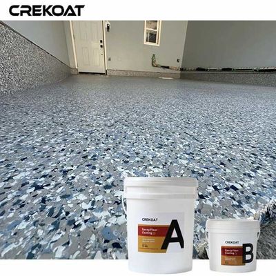 High Compressive Strength Flake Floor Coating Epoxy Textured Surface For Improved Grip