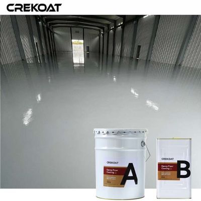 Roller Applied Standard Epoxy Topcoat Withstands Heavy Machinery And Vehicle