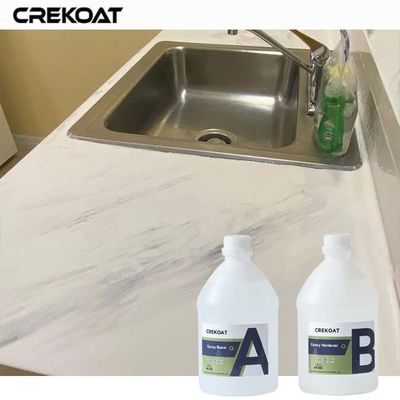 Fast Curing Time Table Top Epoxy Resin Enhanced Flow For Smooth Application