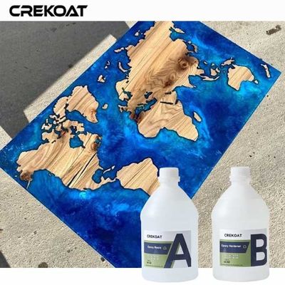 High Gloss Clear Epoxy Resin Ensures A Durable Protective Layer On Tabletops