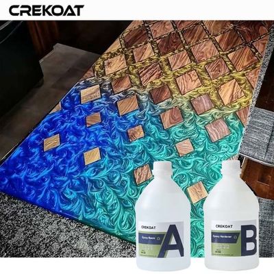 UV Protection Art Clear Resin Offers A Sleek Polished Look For Custom Tabletops